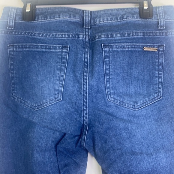Michael Kors - Izzy Skinny Dark Denim Jeans Size 6 - Picture 6 of 12